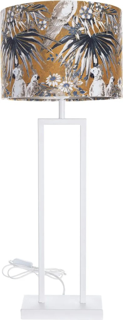 Lampa stołowa White Parrot 78cm