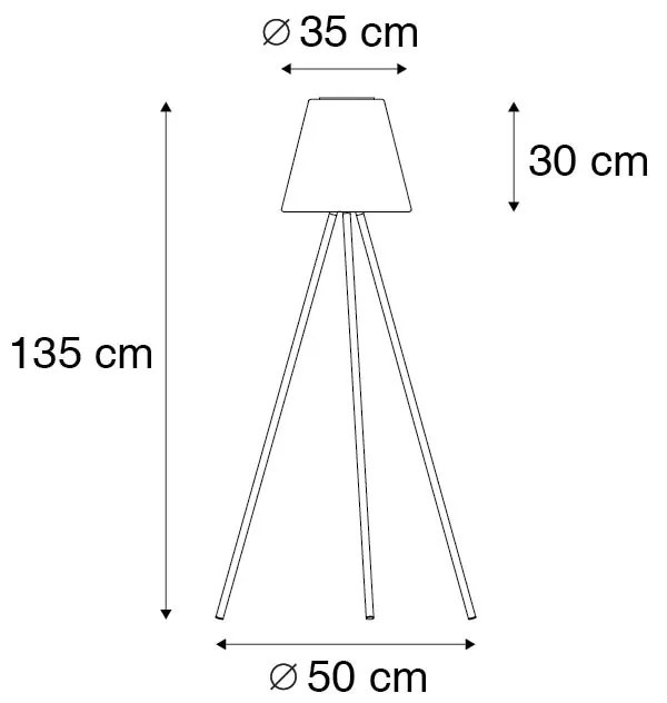 Zewnetrzna Nowoczesna lampa podłogowa zewnętrzna czarna IP44 z LED na solar - VirginiaDesignerski Oswietlenie zewnetrzne