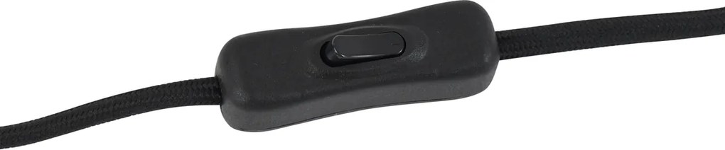 Lampa stołowa Japandi złota z beżowym kloszem - Pluni