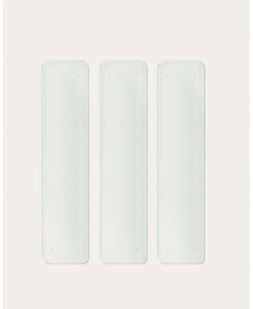 Szklany komponent – półka 3 szt. 110x1 cm Sitra – Kave Home