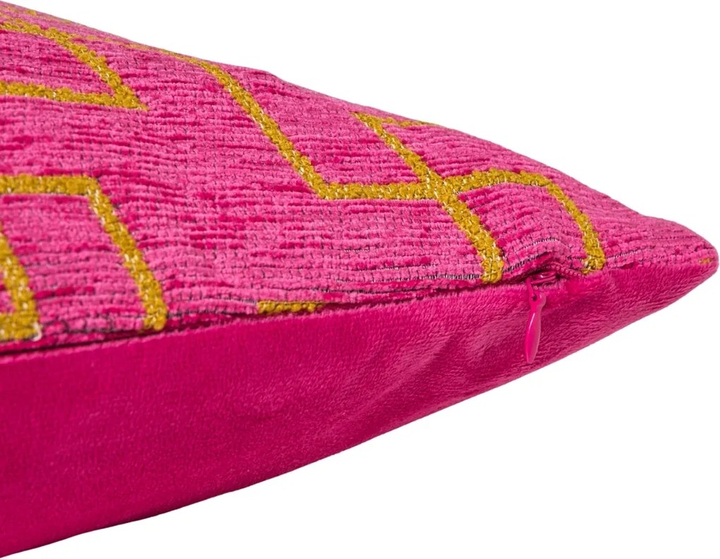 Poszewka na poduszkę XENOS 45x45 cm, różowa