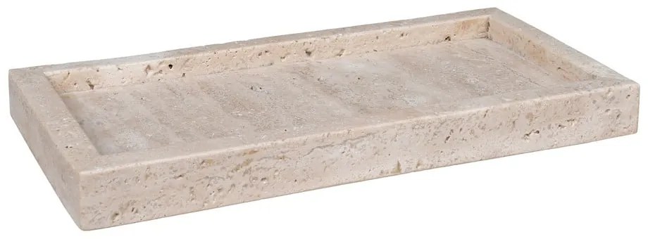 Kamienna taca dekoracyjna 15x30,5 cm Travertine – House Nordic