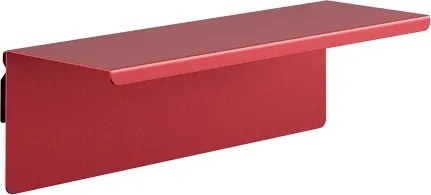 Metalowa półka ścienna Modern Joanne 40 cm, kolor czerwony