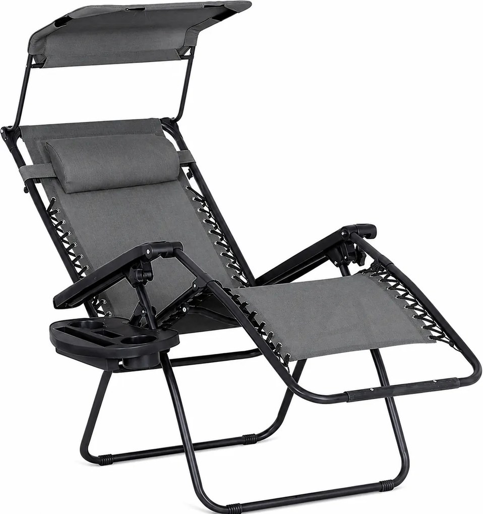 Avenberg Fotel relaksacyjny Palmas, szary, 67 x 90x 110 cm
