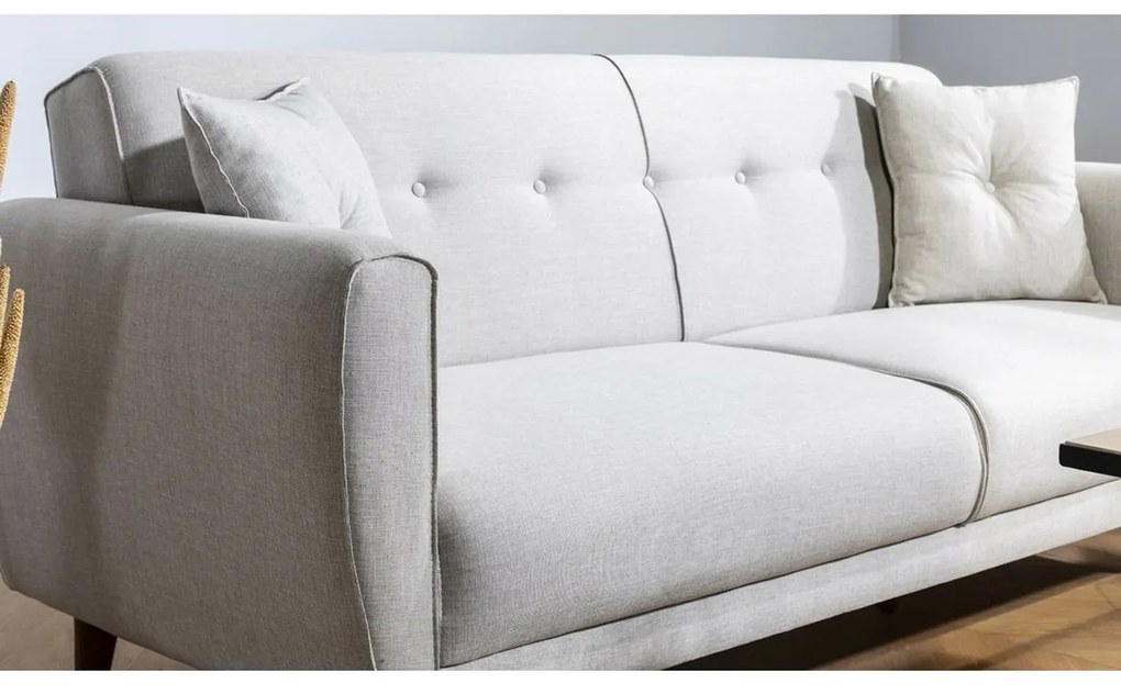 Sofa rozkładana Aria kremowa