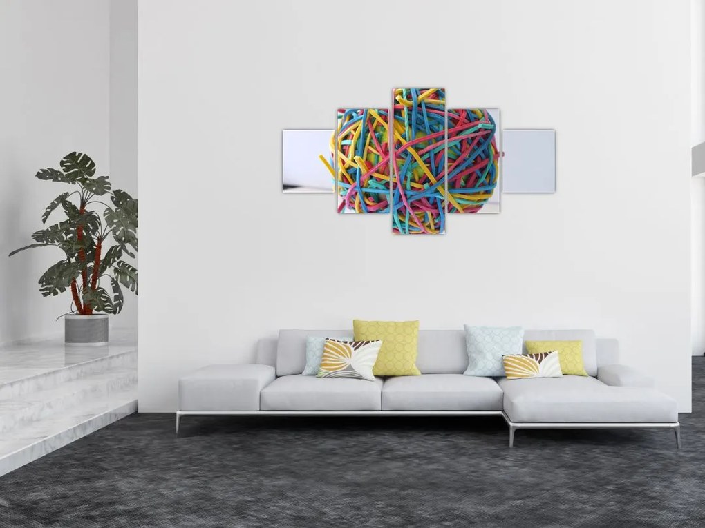 Obraz gumek (125x70 cm)