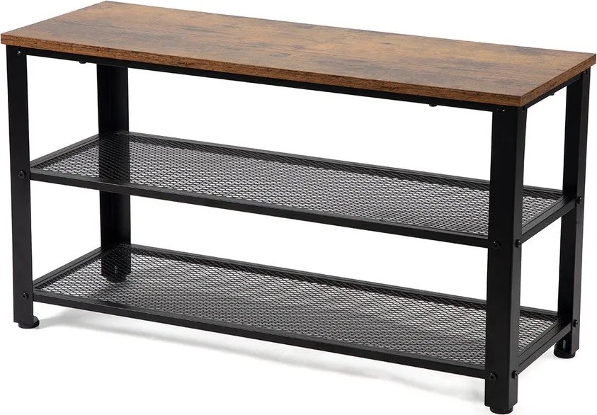 Czarna stalowa szafka na buty 80x45x30 cm Arne – Bonami Essentials