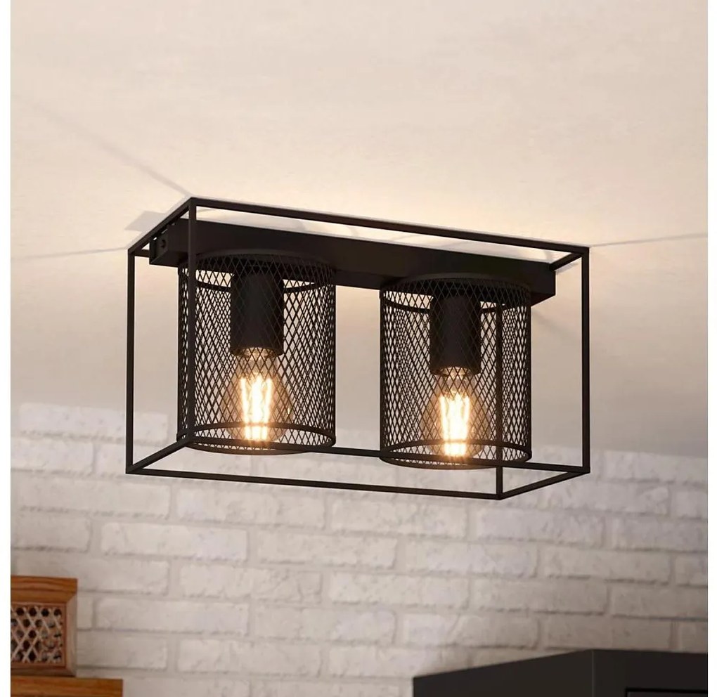 Eglo 43772 - Lampa sufitowa CATTERICK 2xE27/40W/230V