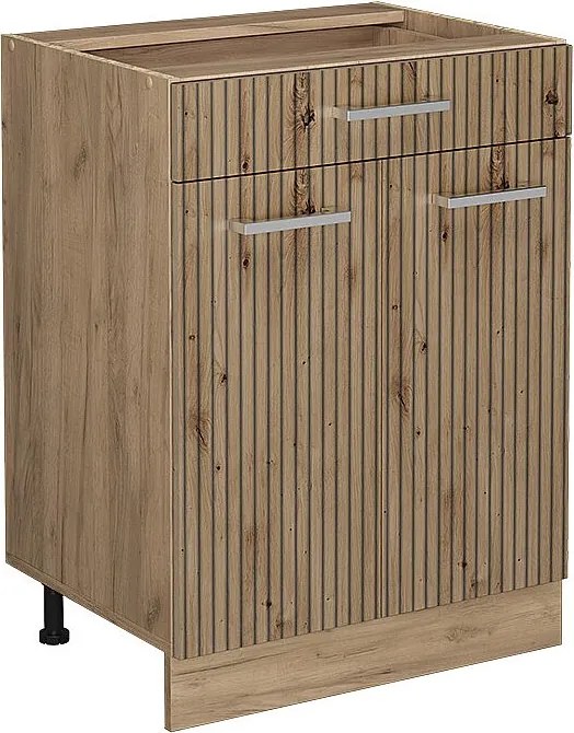 Szafka dolna do kuchni dąb rzemieślniczy 60x46x81.6 r-line