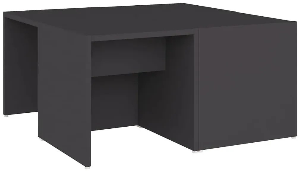 Komplet 4 szarych stolików kawowych G0-G61