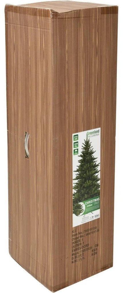 Greenland Choinka Świerk, 210 cm, PVC, 210 cm