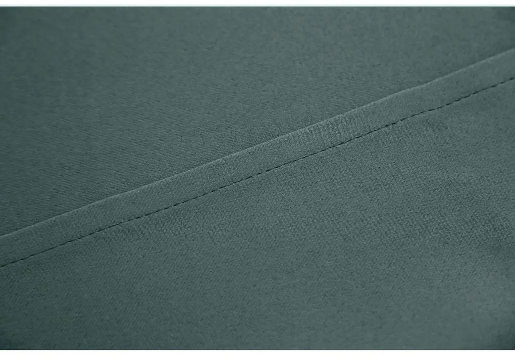 Turkusowa zasłona OXFORD 140x250 cm Zawieszanie: Metalowe pierścienie