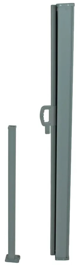 Szara metalowa osłona balkonowa 300x160 cm – Garden Pleasure