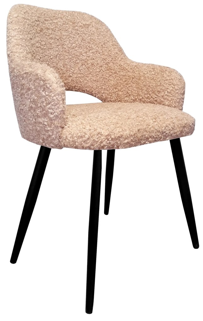 Krzesło Milano tkanina Rolf noga metalowa