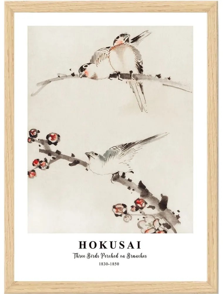 Obraz 35x45 cm Hokusai – Wallity