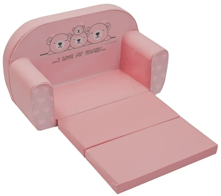 Nowa dziecięca sofa rozkładana Kocham moją rodzinę