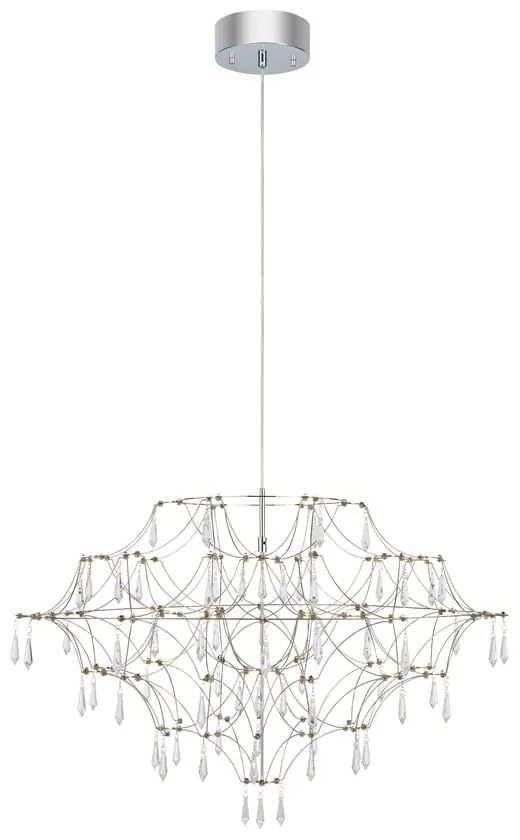 Lampa wisząca LED w kolorze srebra ø 80 cm Efesos – Markslöjd