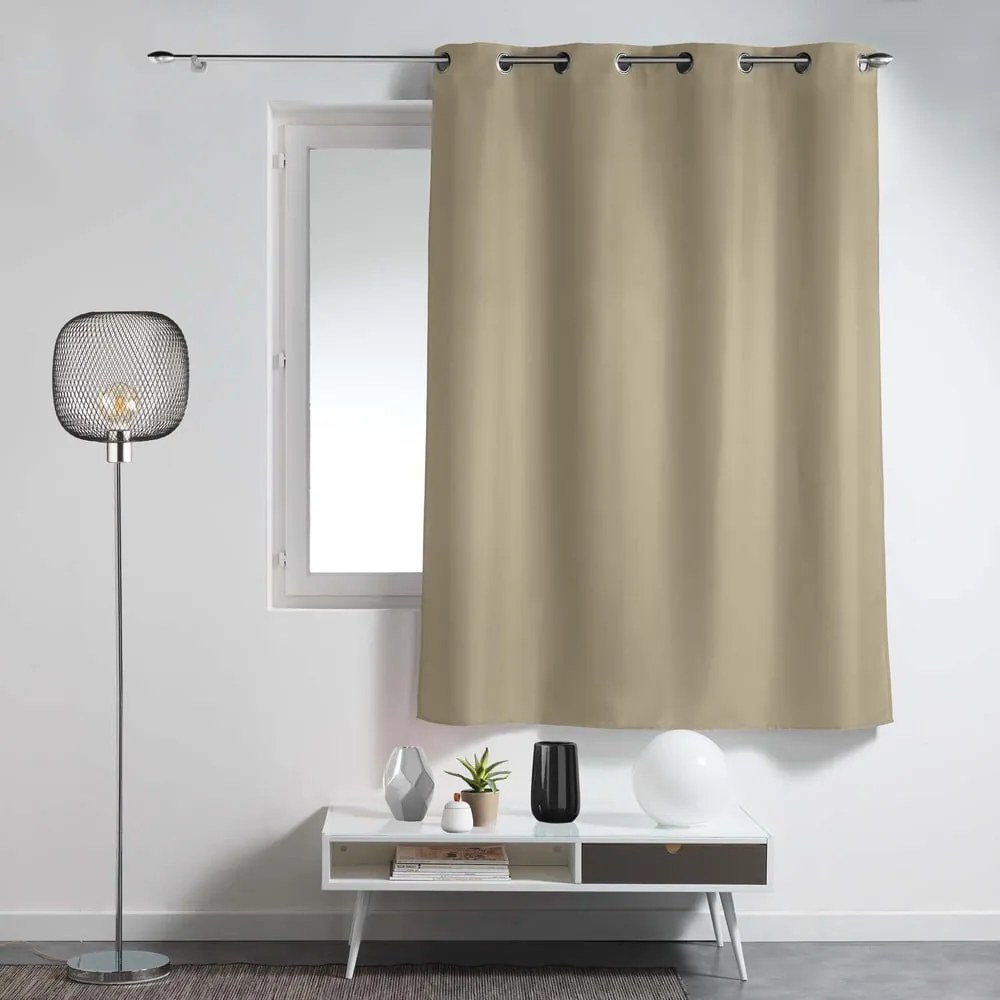 Beżowa zasłona 140x180 cm Essentiel – douceur d'intérieur