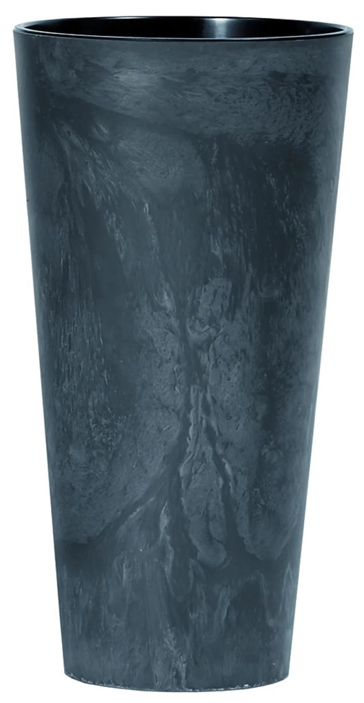 Donica ogrodowa Tubus Slim Beton Effect 29 cm beton PROSPERPLAST