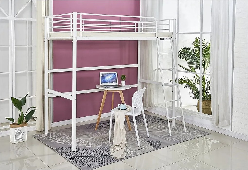 Łóżko piętrowe "Alora" -  90 x 190 cm - Białe