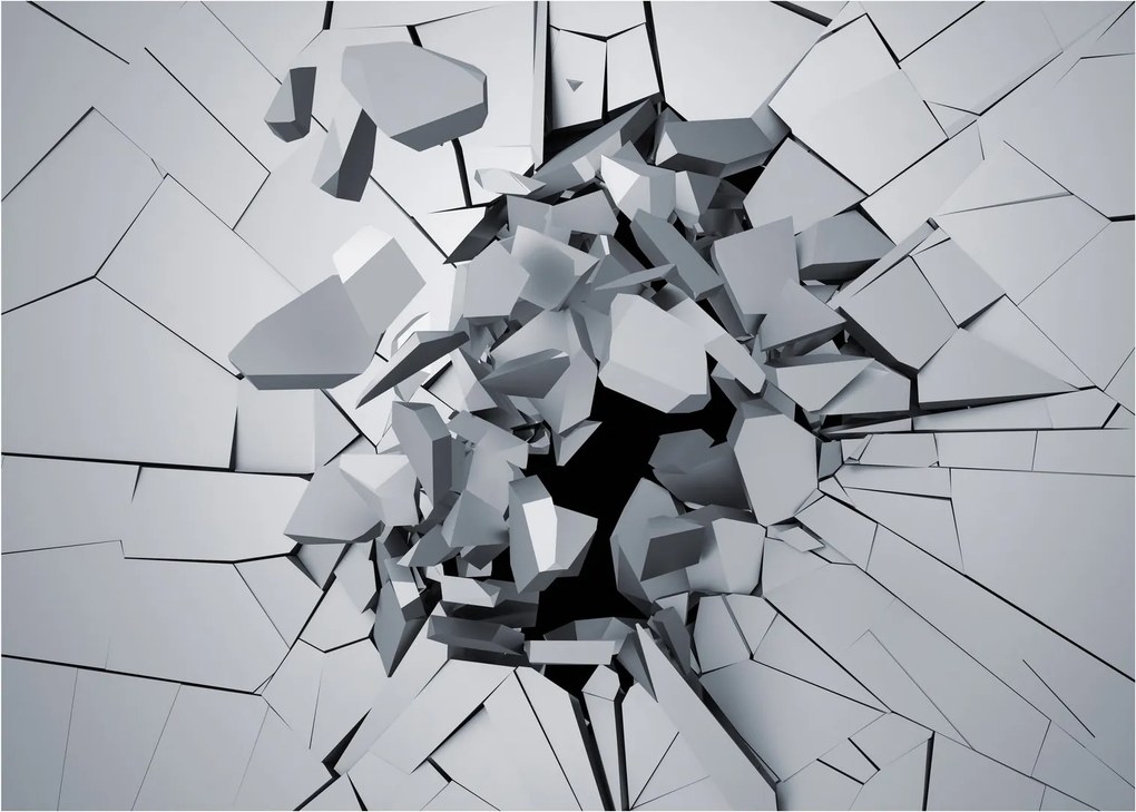 Obraz abstrakcja 3D (70x50 cm)
