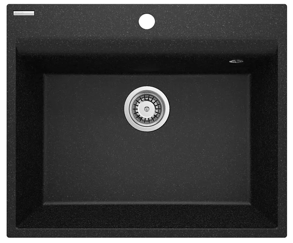 Deante ZRC_210A - Zlewozmywak kuchenny CORIO 50x60 cm granit/grafit