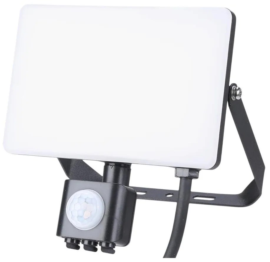 Reflektor LED zewnętrzny z czujnikiem 30W 230V 5000K IP44