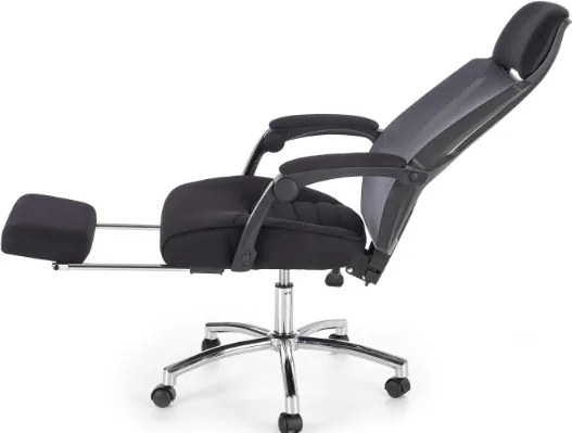 Fotel obrotowy z wysuwanym podnóżkiem Freeman Halmar