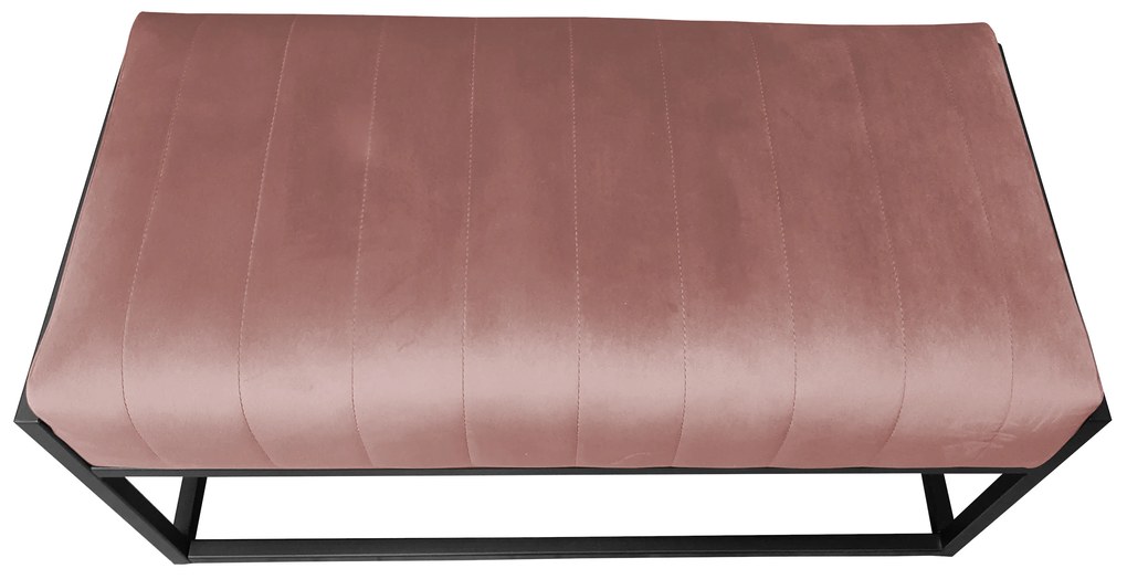 Ławka KAYA LOFT MG58 pufa podnóżek metal