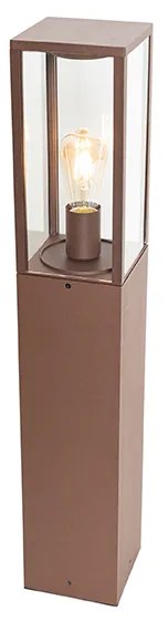Zewnetrzna Industrialna lampa podłogowa zewnętrzna rdzawo-brązowa 80 cm IP44 - CharloisPrzemysłowy Oswietlenie zewnetrzne