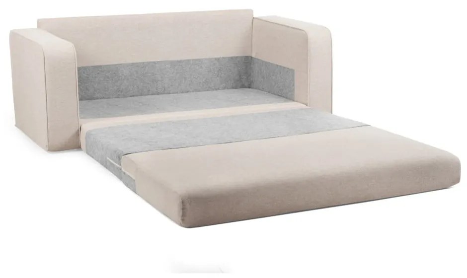 Beżowa rozkładana sofa 160 cm Come – Bobochic Paris