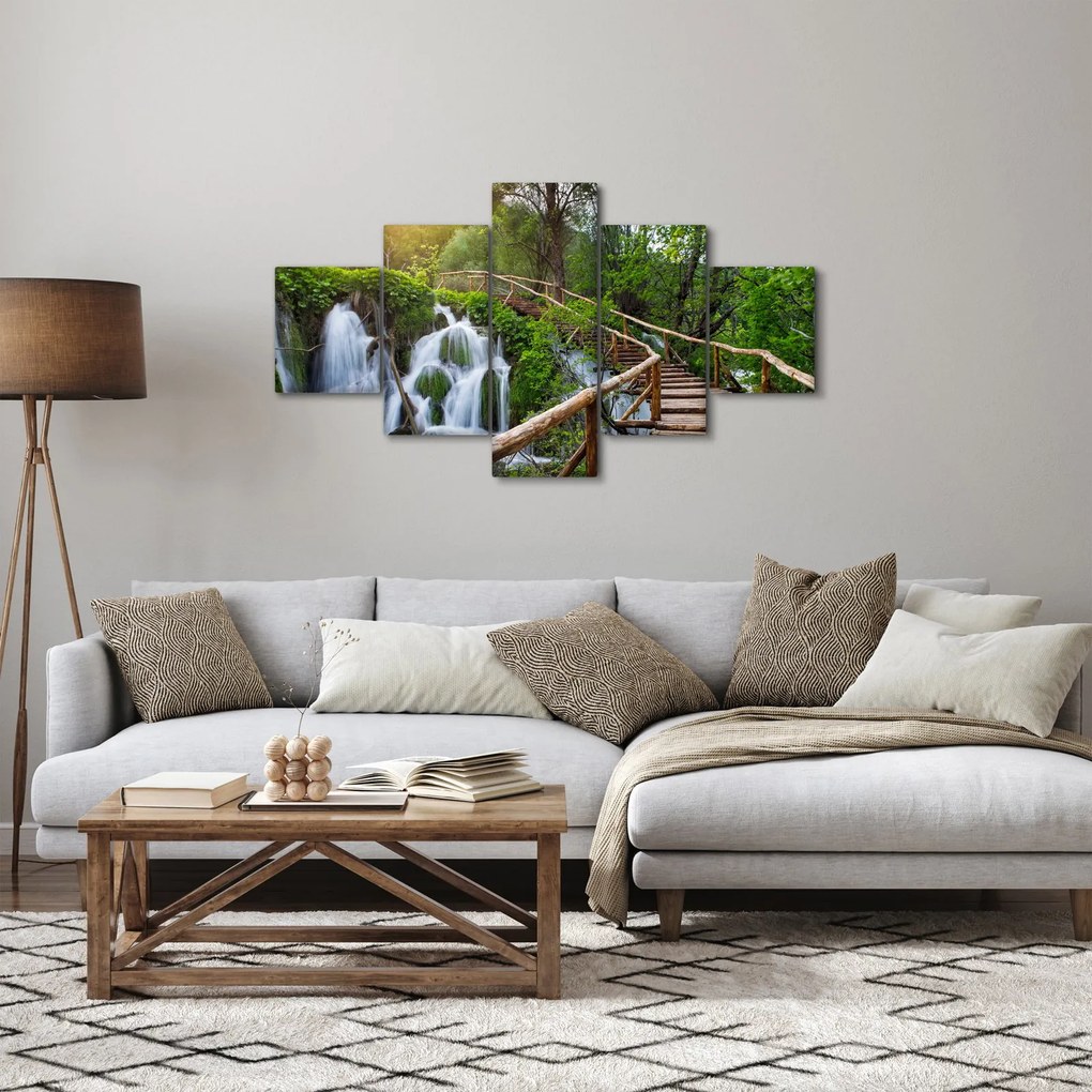 Obraz - Jeziora Plitwickie (125x70 cm)