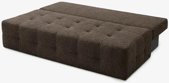 Sofa z Funkcją Spania MORANA Mocca Boucle Nowoczesna