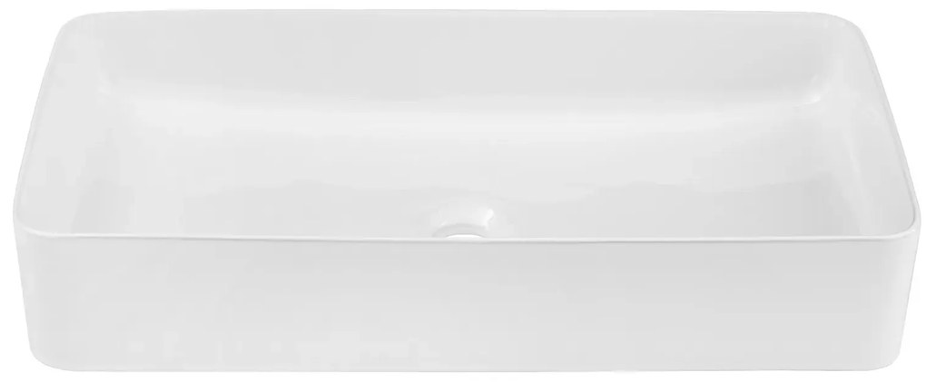 Umywalka nablatowa SLIM 2 E-6275 biała COMAD