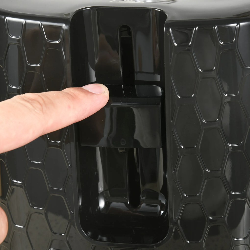 HOMCOM Zestaw czajnika i tostera, 1,7 L, różne tryby, wskaźniki LED, czarny