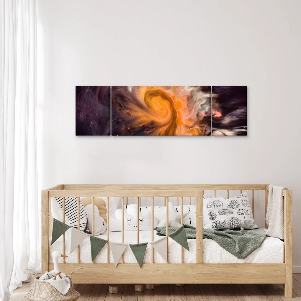 Abstrakcyjny obraz - kosmos (170x50 cm)
