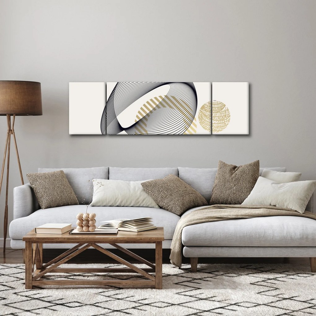 Obraz - Kształty geometryczne N⁰3 (170x50 cm)