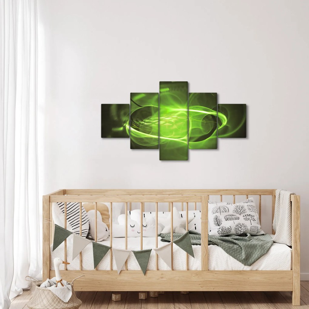 Nowoczesny abstrakcyjny obraz (125x70 cm)