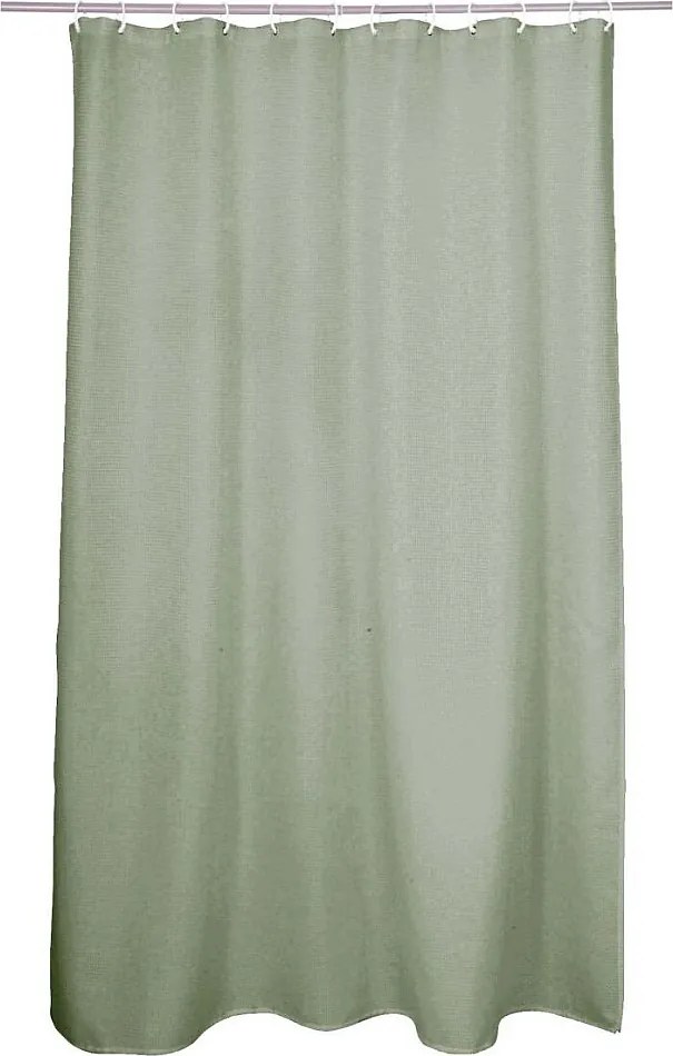 Jednokolorowa zasłona prysznicowa "Witamina" 180x200cm Szałwia PEVA Wodoodporna Salbeigrün