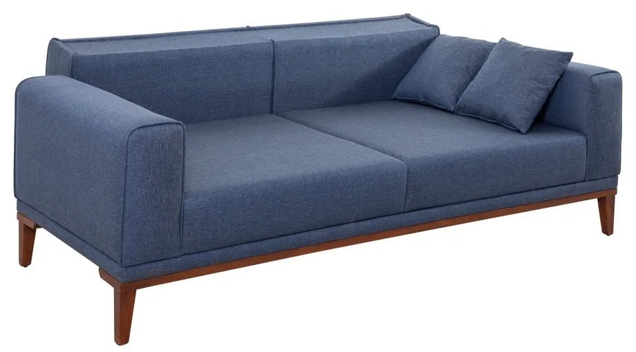 Ciemnoniebieska rozkładana sofa 223 cm Liones – Artie