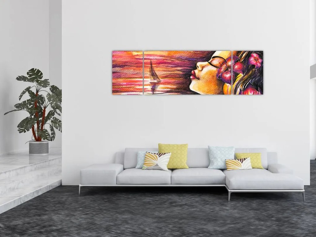Obraz - Wspomnienia lata (170x50 cm)