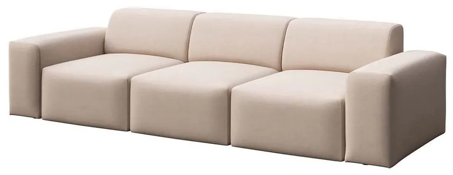 Beżowa aksamitna sofa 285 cm Villet – Rodier