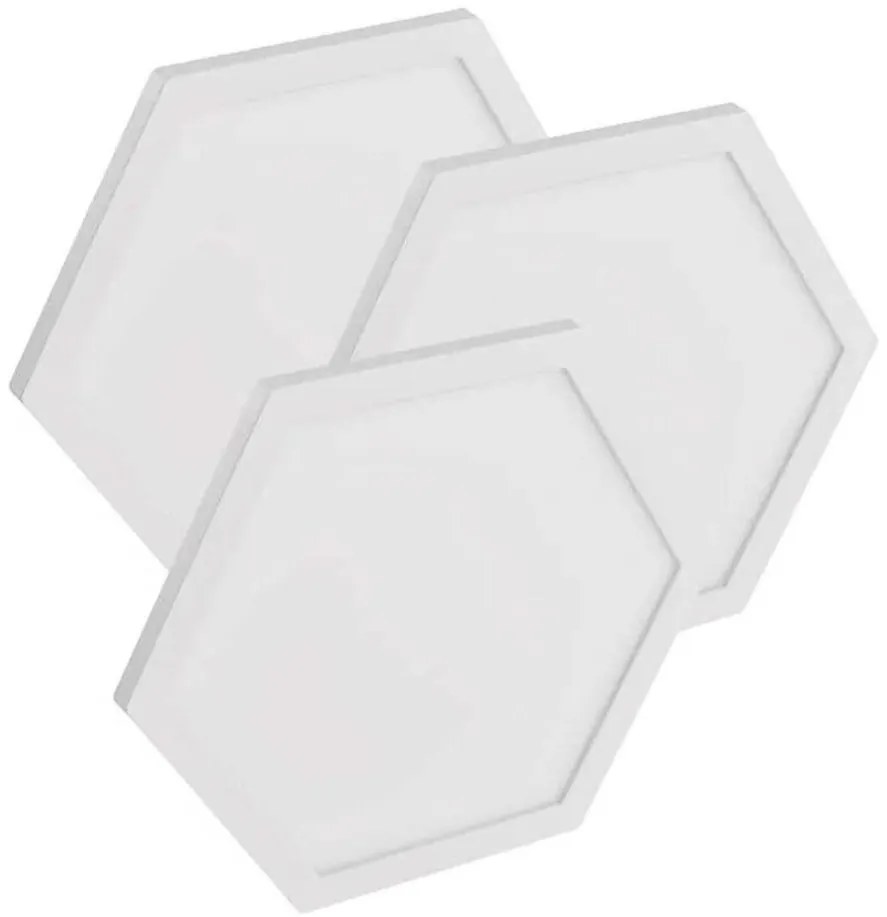 Zestaw 3x panel LED RGBIC 1,8W 230V Wi-Fi Tuya, ściemnialny