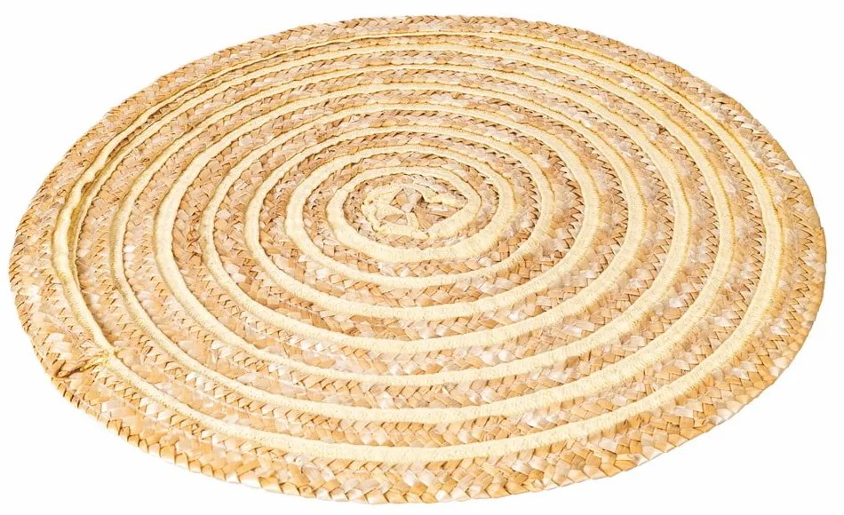 Maty stołowe z rafii zestaw 6 szt. ø 38 cm Spiral – Villa d'Este