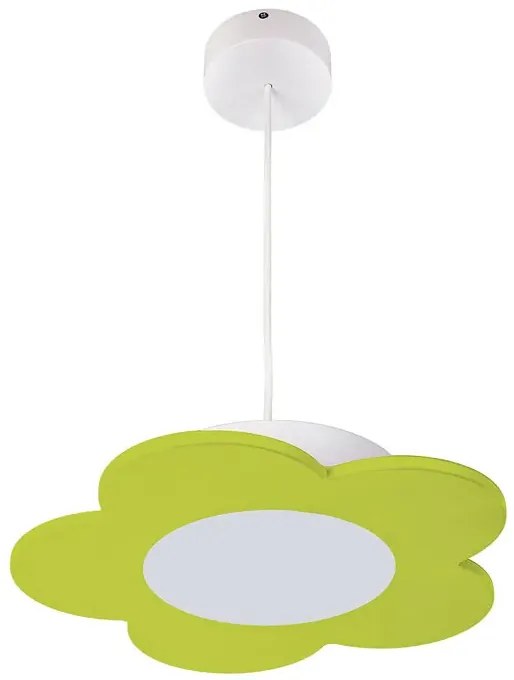 Zielona lampa wisząca w kształcie kwiatu - 3X S200 G8-E85