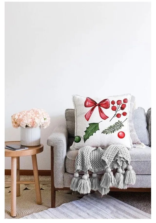 Poszewka na poduszkę ze świątecznym motywem 43x43 cm – Mila Home