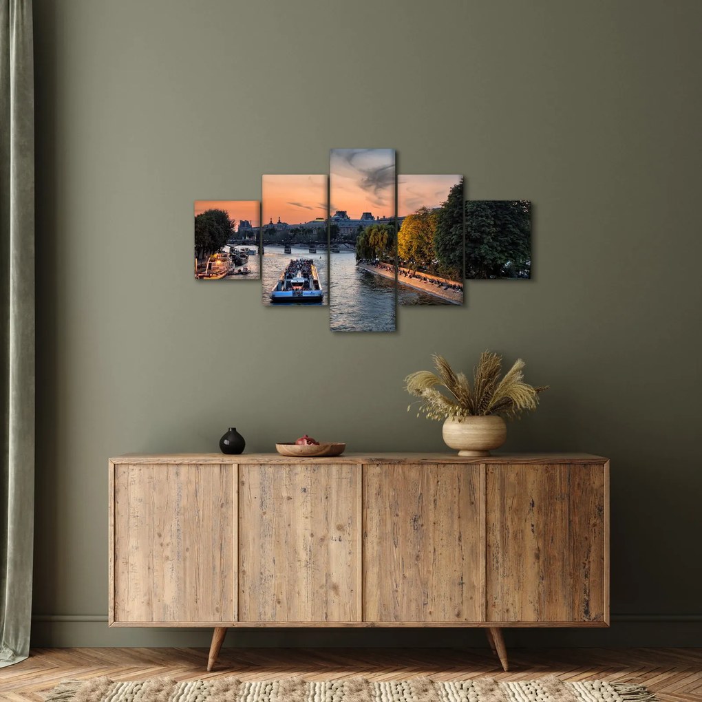 Obraz - statek na rejsie widokowym (125x70 cm)