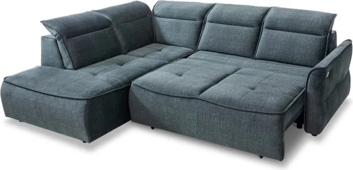 Narożnik MURILLO L z elektryczną regulacją siedziska Lewostronny w tkaninie VOGUE 12 WERSAL