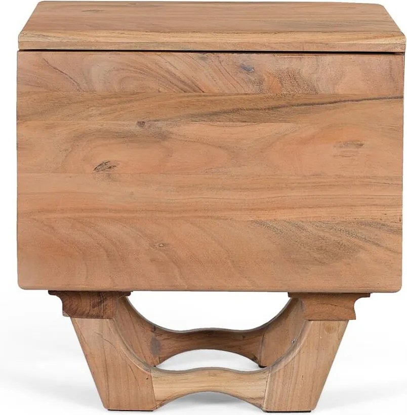 Stół Chevet z naturalnego drewna akacjowego