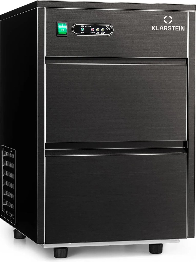 Klarstein Powericer 20kg/24h 3.5L Kostkarka do Lodu Czarny